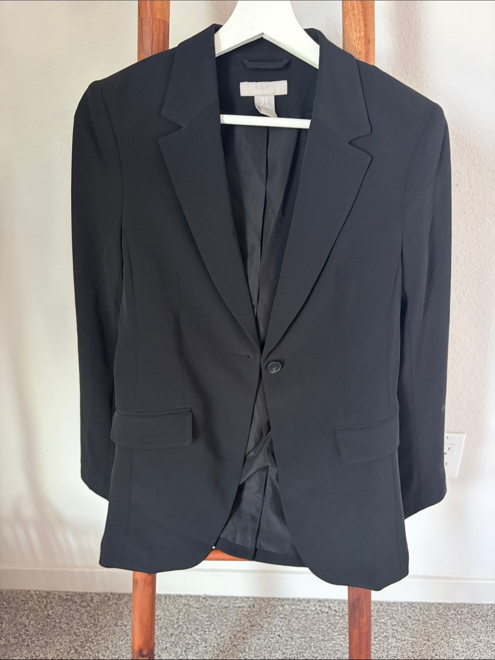 H&M Black Single-Button Women's Blazer